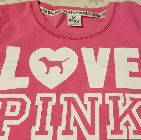 VICTORIA'S SECRETS PINK sweatshirt w pouch pocket - Picture 3 of 4